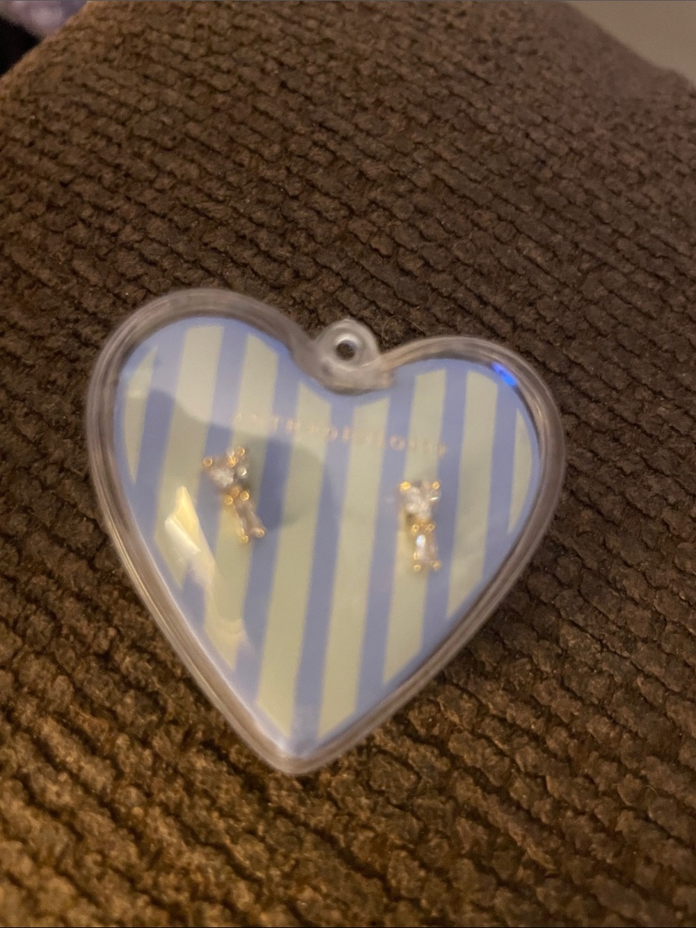 Anthropologie Crystal Earrings NWT